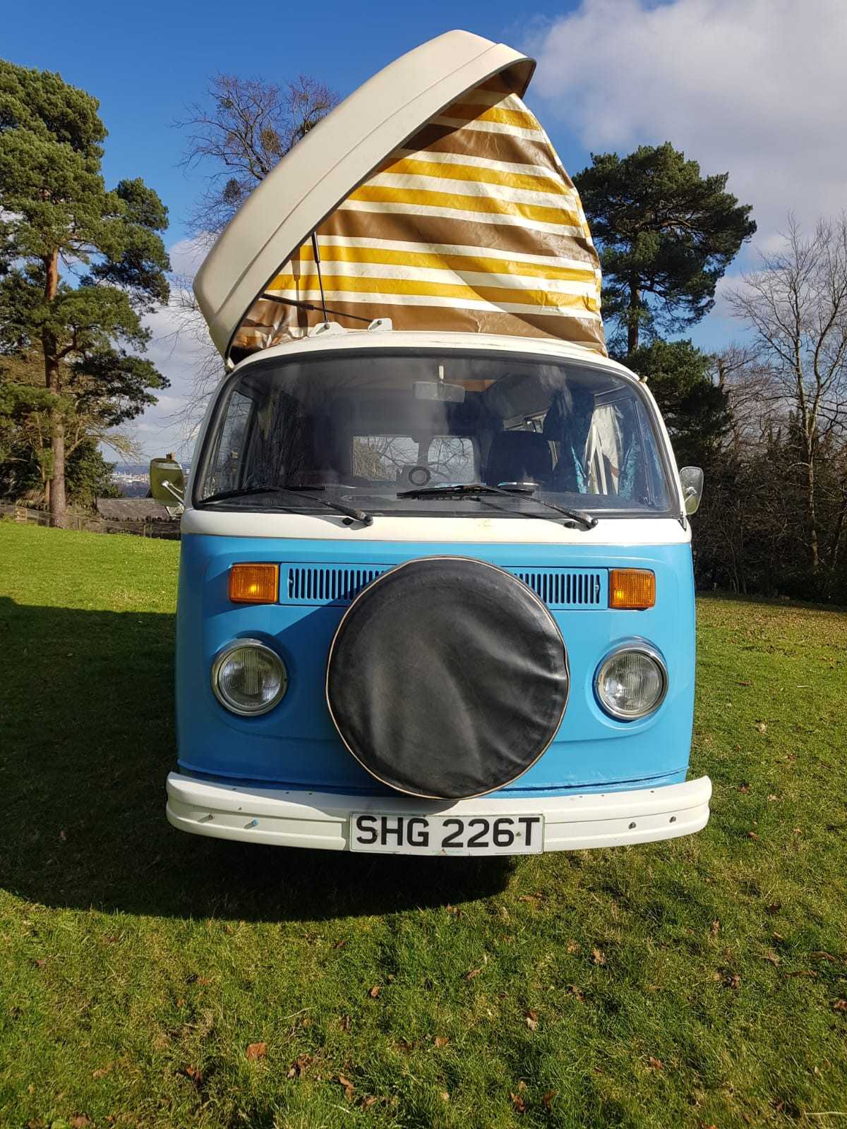 A VW T2 Classic Campervan called Sandy and for hire in Bristol, Somerset