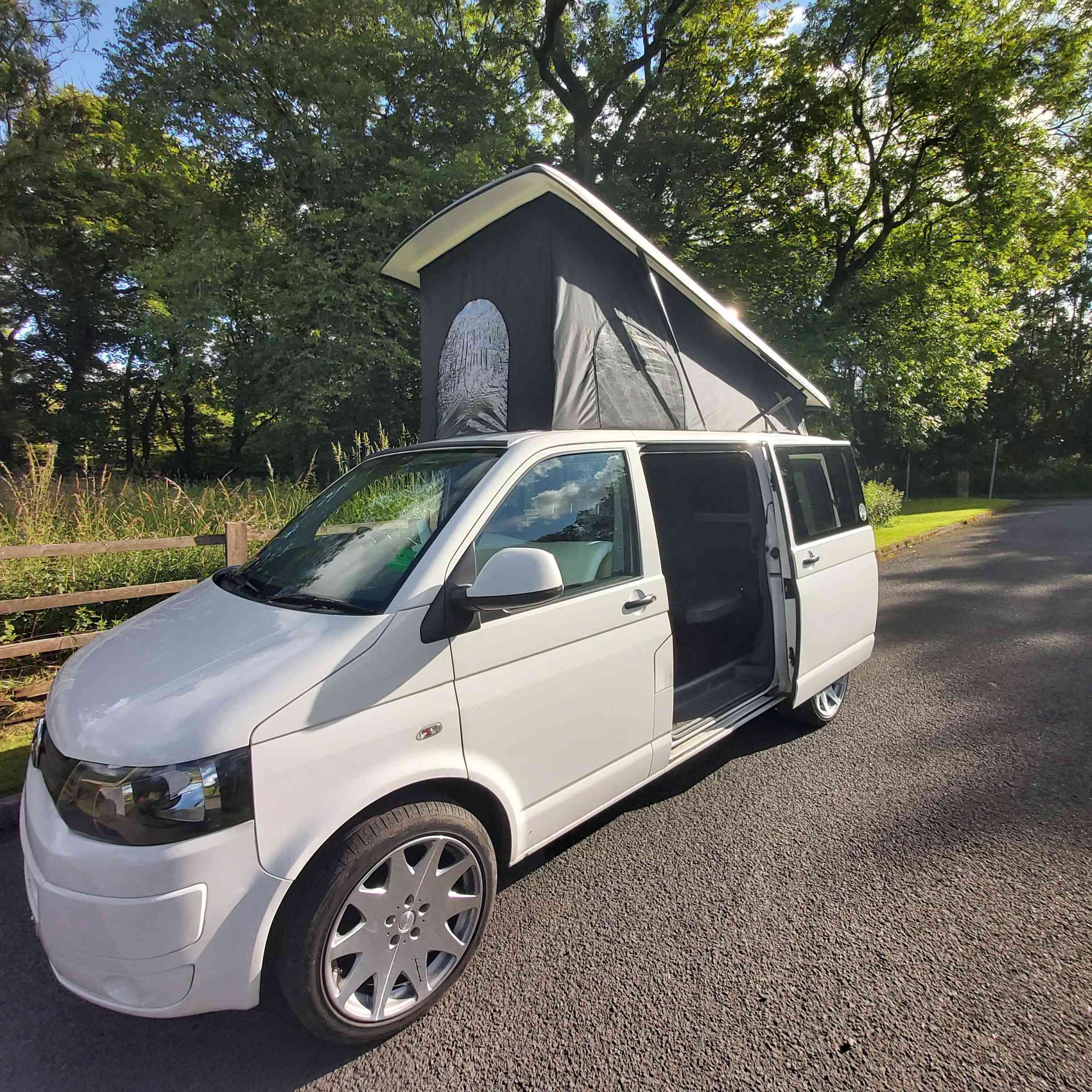 A VW T5 Campervan called Chloe-1021 and for hire in Manchester, Greater Manchester