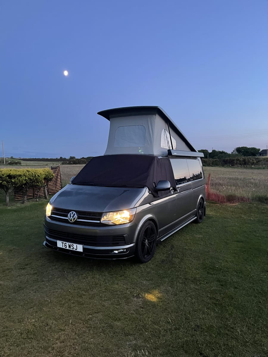 A VW T6 Campervan called Wesley and for hire 