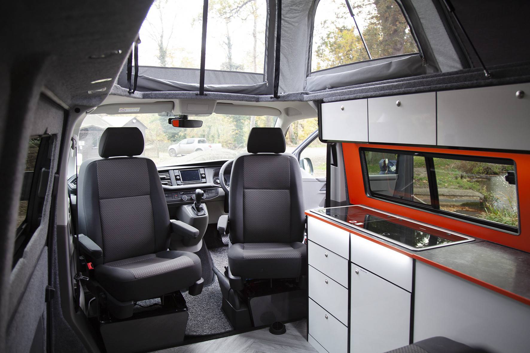 A VW T6 Campervan called Cammy-T and for hire in Northampton, Northamptonshire