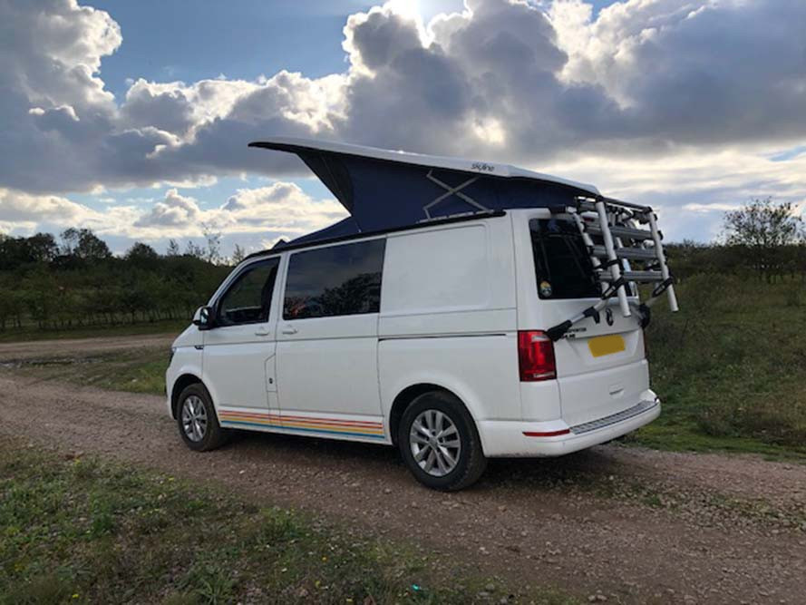 A VW T6 Campervan called sunny and for hire in Colchester, Essex