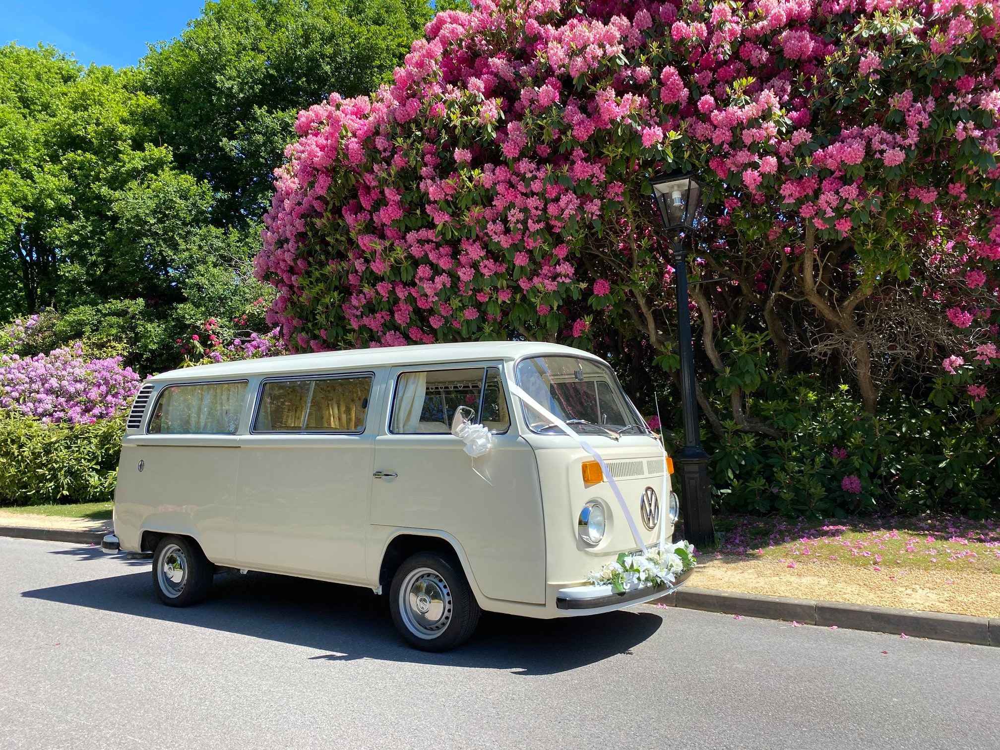 A VW T2 Classic Campervan called bellaweddingcamper and for hire in Warfield, Berkshire