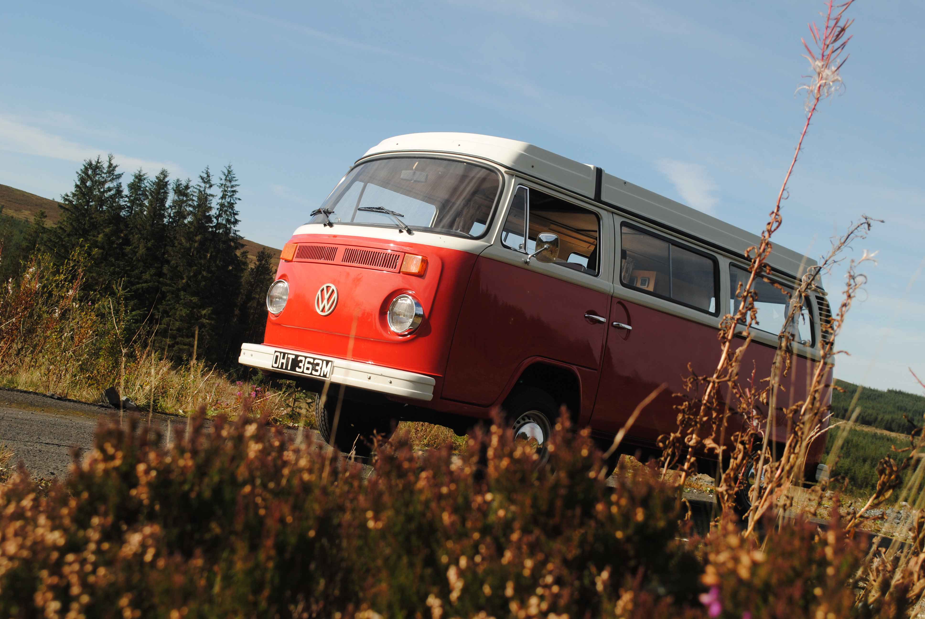 A VW T2 Classic Campervan called Ruby and for hire in Johnstone, Renfrewshire