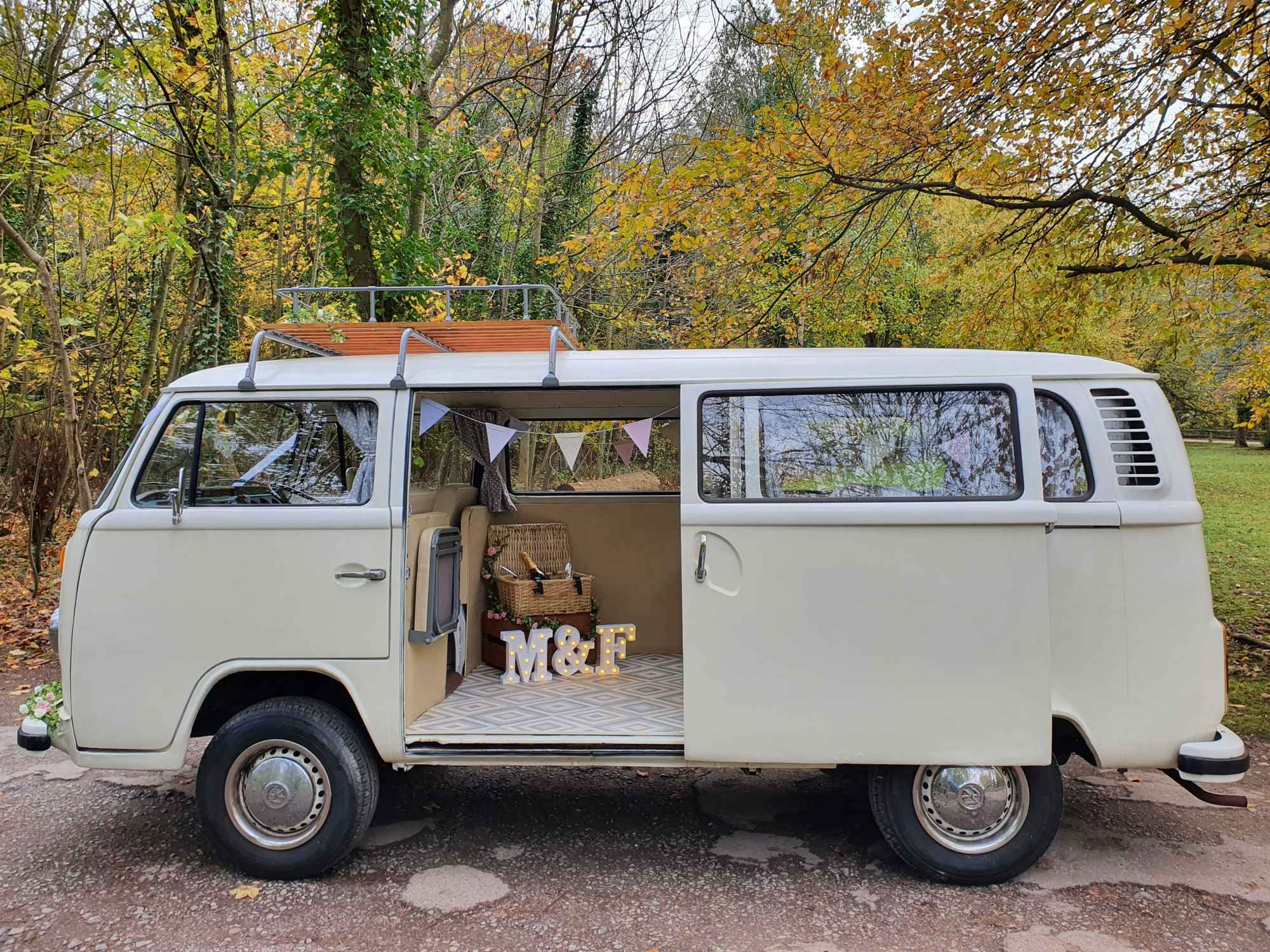A VW T2 Classic Campervan called Betty-0921 and for hire 