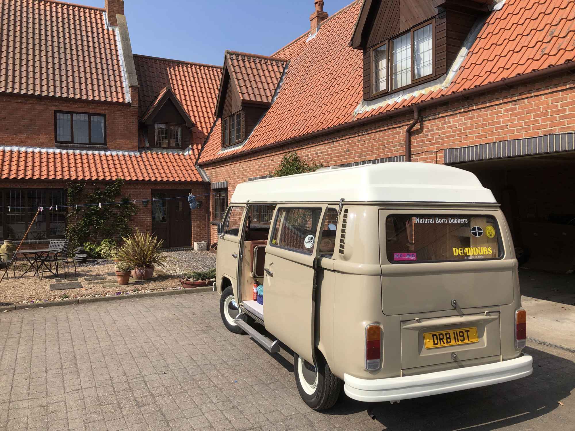 A VW T2 Classic Campervan called montty-0621 and for hire in matlock bath, Derbyshire