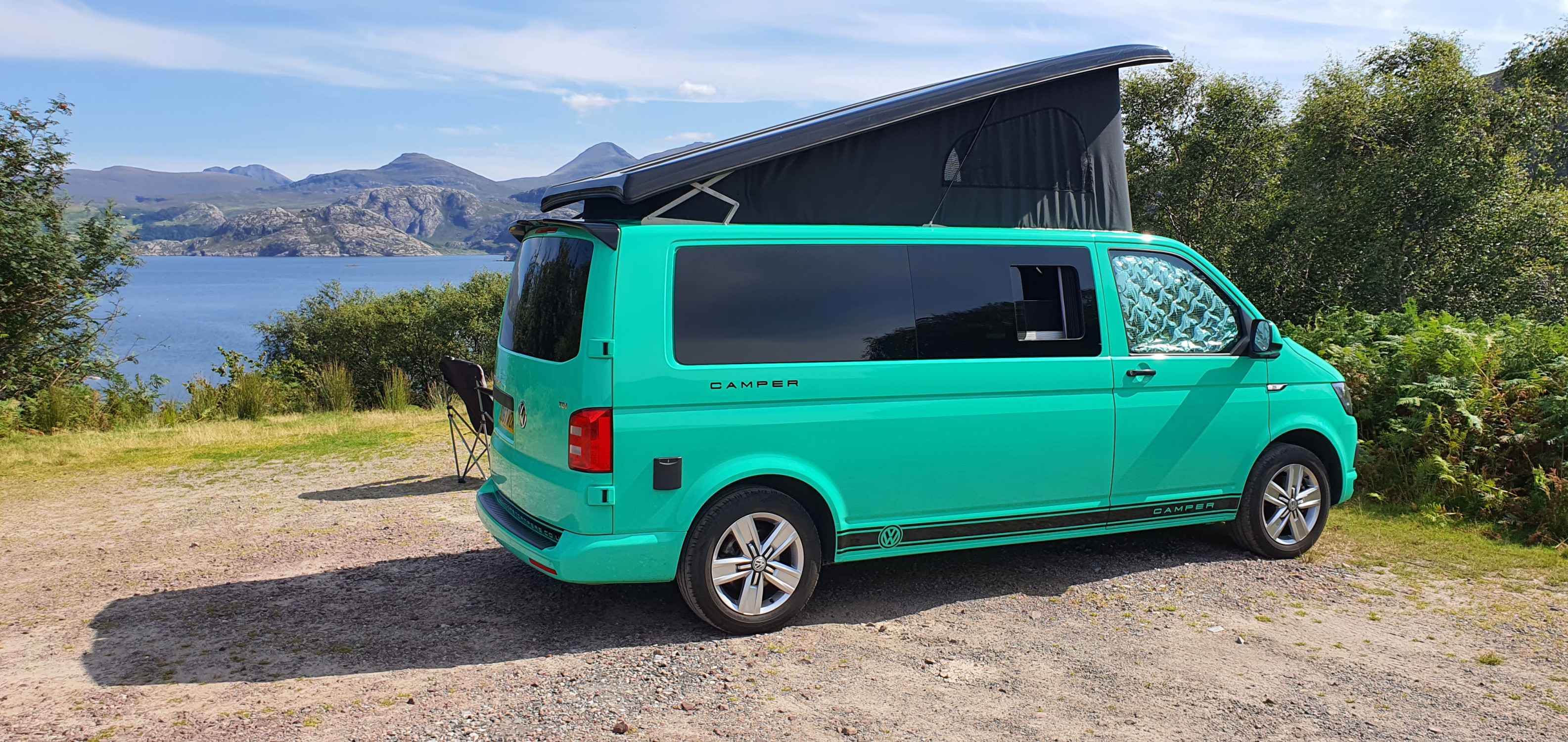 A VW T6 Campervan called Pokey and for hire in Glasgow, Glasgow
