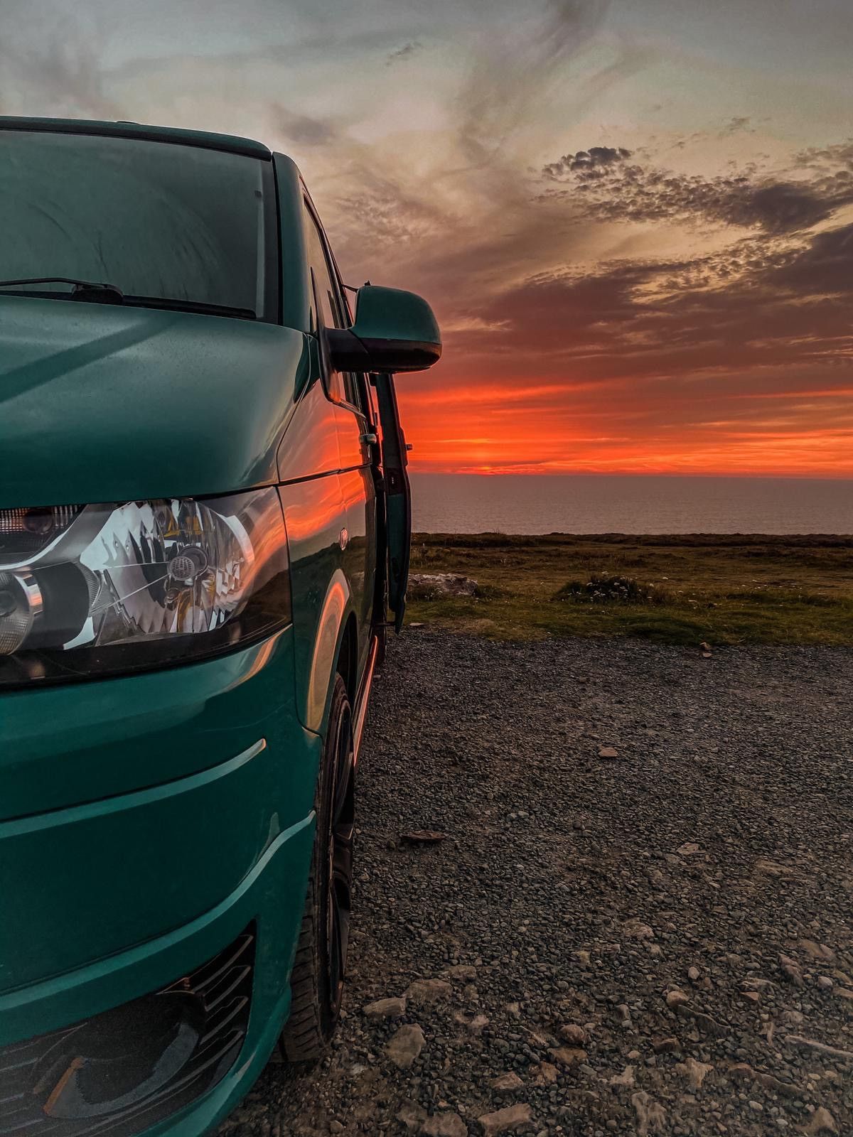 A VW T5 Campervan called GypsyGreen and for hire in Torquay, Devon