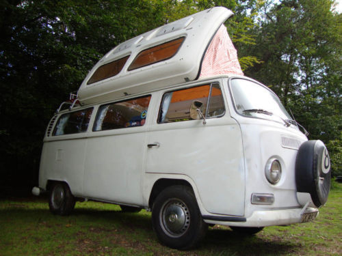 A VW T2 Classic Campervan called dormobile and for hire in Surrey, Surrey