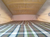 Elevated double roof bed