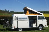 A VW T2 Classic Campervan called Florencekent and Florence - a superb VW Camper Van for hire in Faversham, Kent