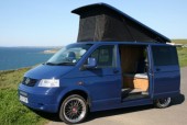 A Other Campervan called Noaht5-1219 and Noah at Fistral Beach for hire in Newquay, Cornwall