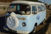 A Other Campervan called Lily something blue-1219 and lily at the beach for hire in New Milton, Dorset