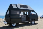 A VW T3 Campervan called BlackPearl and Black Pearl Side for hire in Alhaurín de la Torre, Spain