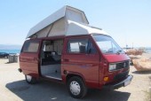 A VW T3 Campervan called redpepper and Red Pepper for hire in Alhaurín de la Torre, Spain