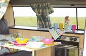 It's lunch time in the Van!