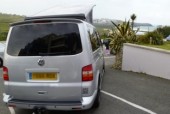 Her rear view
