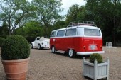 The rear view of the van!