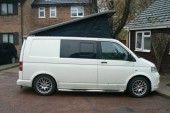 A VW T6 Campervan called Franky and The van's full view! for hire in Norfolk, Norfolk