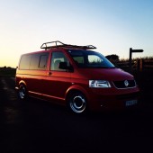 A Other Campervan called Bigred-t5-northumberland-2015-1219 and Drive the best looking T5 on the road for hire in Haltwhistle, Northumberland