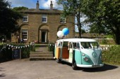 Dylan a wedding campervan for hire in Yorkshire