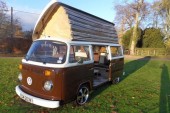 A VW T2 Classic Campervan called George and George looking splendid! for hire in Boston, Lincolnshire