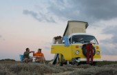 A VW T2 Classic Campervan called Charlie-75 and charlie 1 for hire in Sassari, 