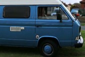 A VW T3 Campervan called Abbie and Side view for hire in Hingham, Norfolk