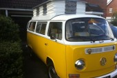 A VW T2 Classic Campervan called Haroldinho and Harold for hire in Preston, Canterbury, Kent