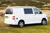 A VW T5 Campervan called Tranquil and Woow for hire in Sheffield, South Yorkshire