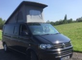 A VW T5 Campervan called Indy and Lake view for hire in Staines, Surrey