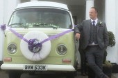 A VW T2 Classic Campervan called florenceT2 and darlington wedding cars for hire in Darlington, Durham