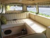A VW T2 Classic Campervan called florenceT2 and spacious interior for hire in Darlington, Durham