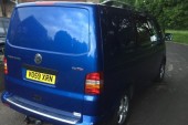 A VW T5 Campervan called tad and TAD rear view for hire in Maidstone, Kent