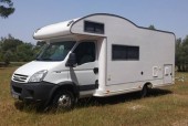 A OverCab Motorhome called iveco and Comfort premium for hire in Antalya, Turkey