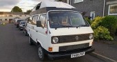 A VW T3 Campervan called Nell-T25 and Nell is a very spacious and comfortable for hire in forfar, Scotland