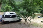 A VW T4 Campervan called Pingu and Pingu for hire in Winton, Dorset