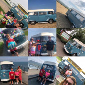 A VW T2 Classic Campervan called Miss-Blue and for hire in Mansfield, Nottinghamshire