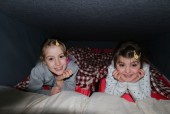 Bertha's pop-top bed