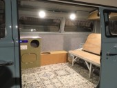 Inside before it was finished
