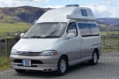 A NON VW Conversion Campervan called ColinSilver and Colin Face for hire in Pitlochry, Scotland
