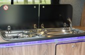 A VW T5 campervan called Vincent and Vincent - kitchen for hire in Lincoln, Lincolnshire