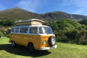 A VW T2 Classic Campervan called Chucklebus and Saffron... for hire in talybont, Ceredigion