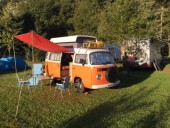 A VW T2 Classic Campervan called BarbaraThelma and With Extra Space for hire in Sunderland, Tyne and Wear