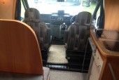 A Chausson Motorhome called ChaussonF2 and View from bed for hire in Woodbridge, Suffolk