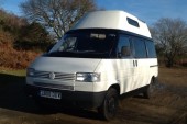 A VW T4 Campervan called Pingu and Pingu for hire in Winton, Dorset