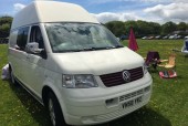 A VW T5 Campervan called CrystalWhite and Crystal White for hire in Kessingland, Suffolk