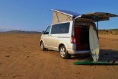A VW T5 Campervan called BristolSilverAirCon and 1 for hire in bristol, Somerset
