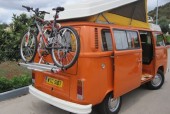Rear View with Bike Rack