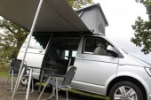 A VW T5 California Campervan called Hilda and With Extra space for hire in Lichfield, Staffordshire
