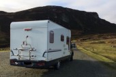 Rear View with Bike Rack